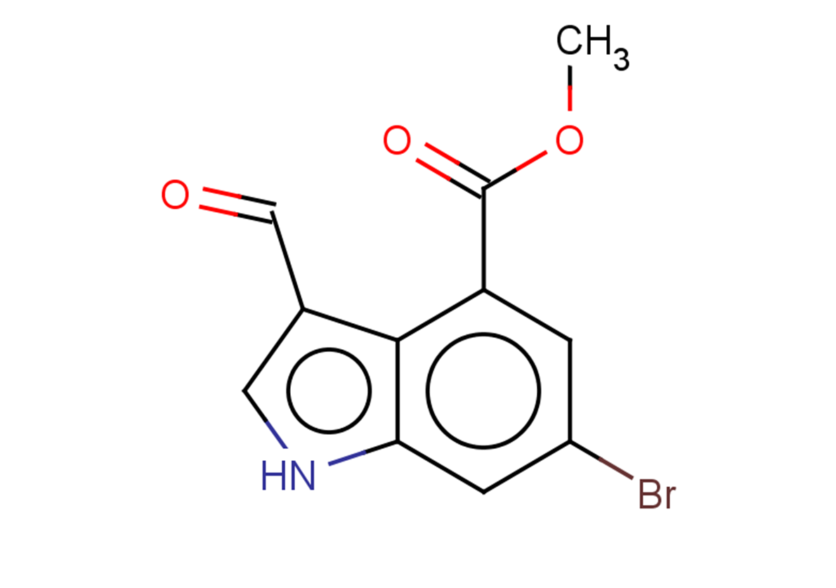 methyl 6-bromo-3-formyl-1H-indole-4-carboxylate