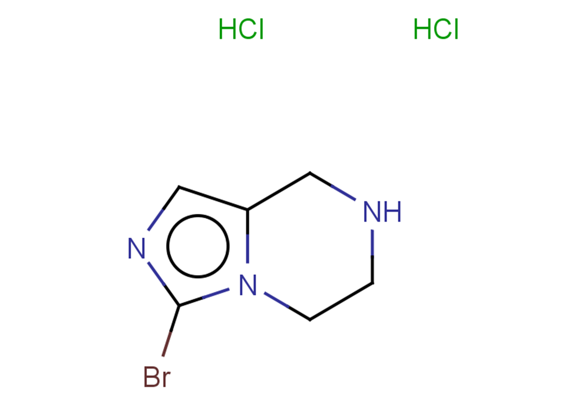 3-bromo-5H,6H,7H,8H-imidazo[1,5-a]pyrazine dihydrochloride