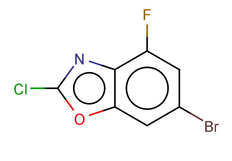 6-bromo-2-chloro-4-fluoro-1,3-benzoxazole