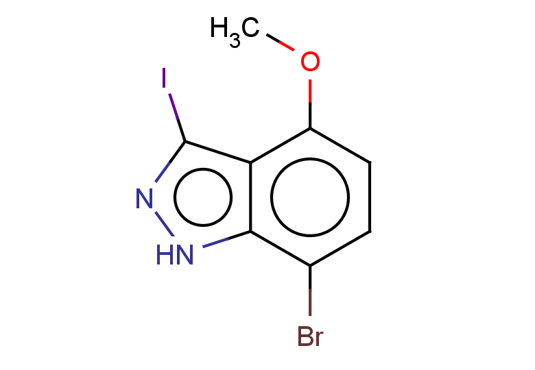 7-bromo-3-iodo-4-methoxy-1H-indazole