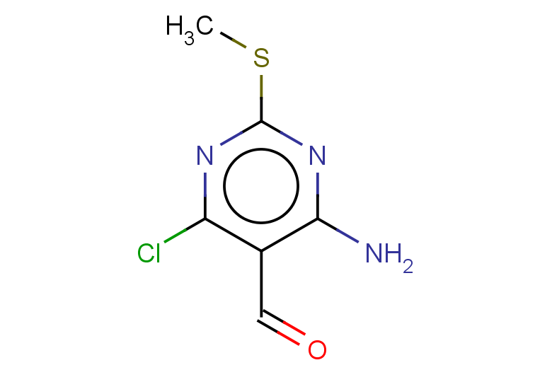 4-amino-6-chloro-2-(methylsulfanyl)pyrimidine-5-carbaldehyde