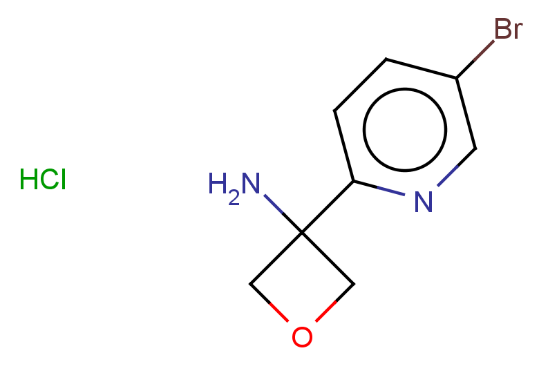 3-(5-bromopyridin-2-yl)oxetan-3-amine hydrochloride