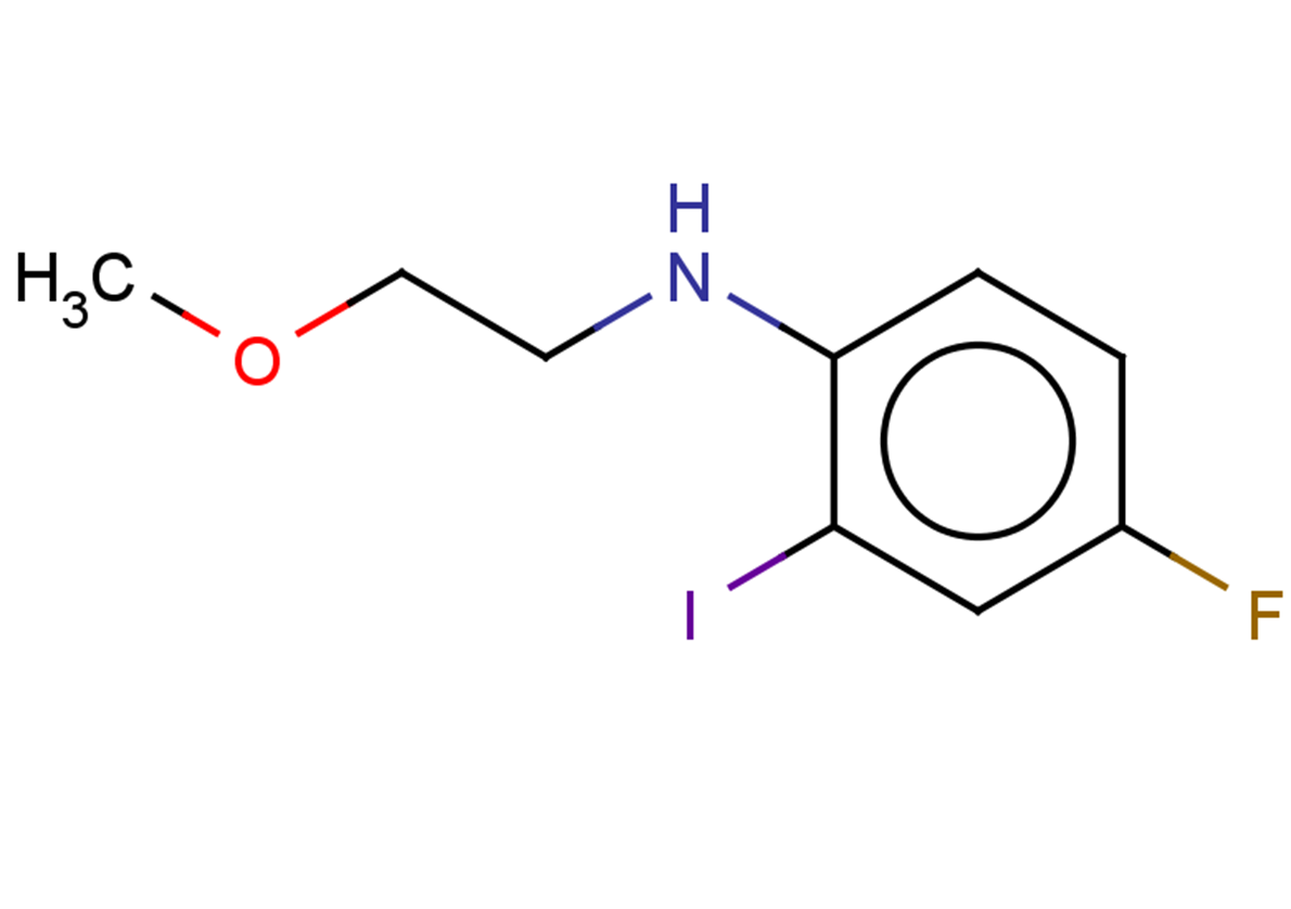 4-fluoro-2-iodo-N-(2-methoxyethyl)aniline