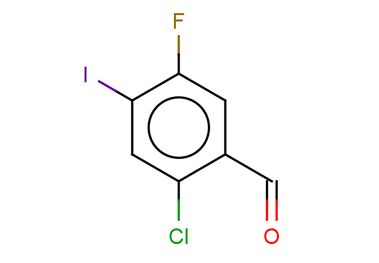 2-chloro-5-fluoro-4-iodobenzaldehyde