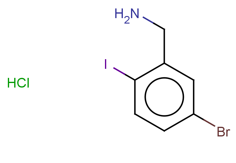 1-(5-bromo-2-iodophenyl)methanamine hydrochloride