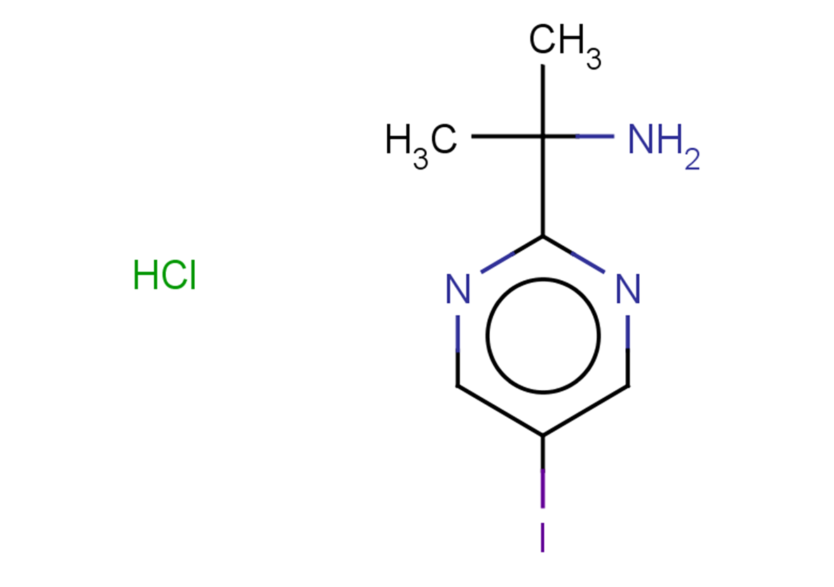 2-(5-iodopyrimidin-2-yl)propan-2-amine hydrochloride