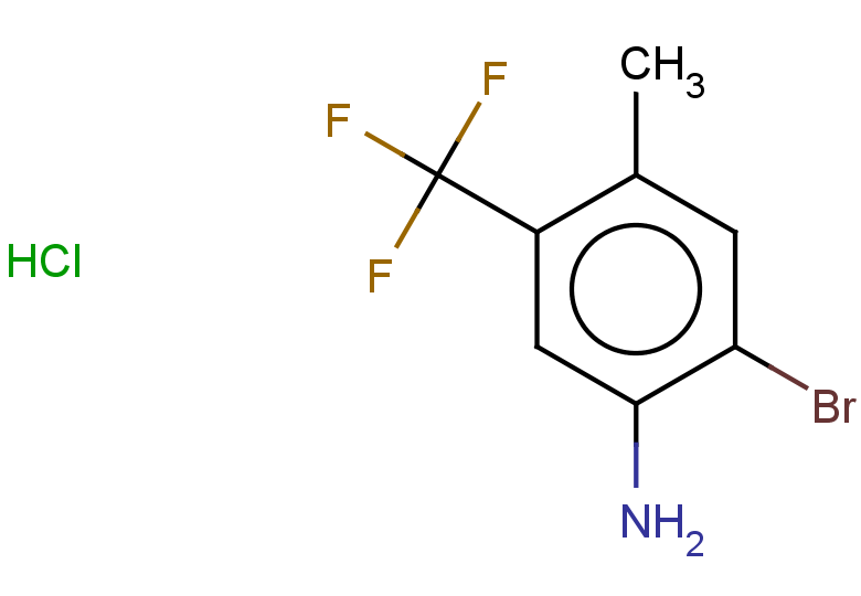 2-bromo-4-methyl-5-(trifluoromethyl)aniline hydrochloride