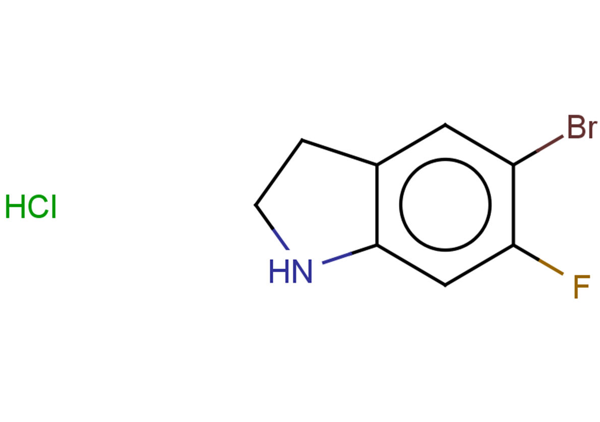 5-bromo-6-fluoro-2,3-dihydro-1H-indole hydrochloride
