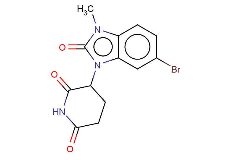3-(6-bromo-3-methyl-2-oxo-2,3-dihydro-1H-1,3-benzodiazol-1-yl)piperidine-2,6-dione
