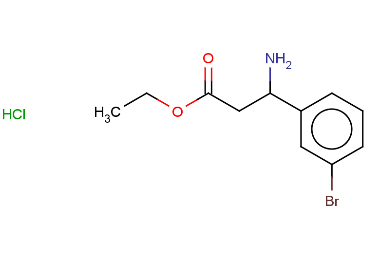 ethyl 3-amino-3-(3-bromophenyl)propanoate hydrochloride