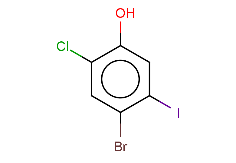 4-bromo-2-chloro-5-iodophenol