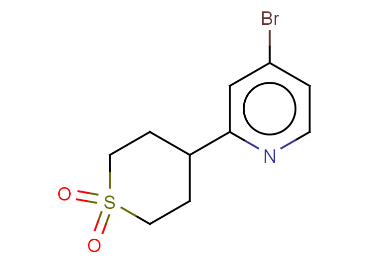 4-(4-bromopyridin-2-yl)-1lambda6-thiane-1,1-dione