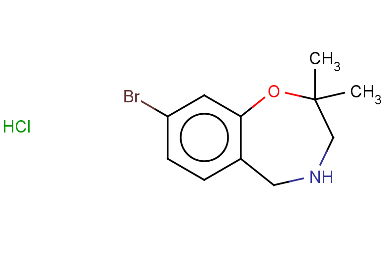 8-bromo-2,2-dimethyl-2,3,4,5-tetrahydro-1,4-benzoxazepine hydrochloride
