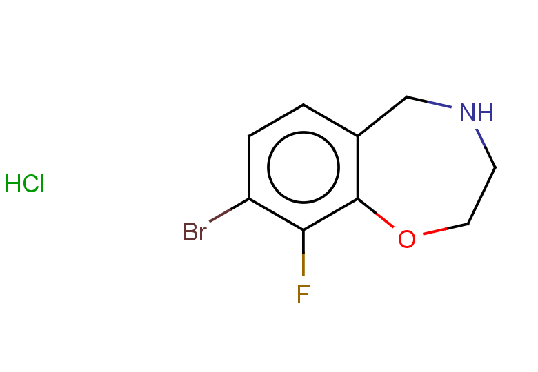 8-bromo-9-fluoro-2,3,4,5-tetrahydro-1,4-benzoxazepine hydrochloride