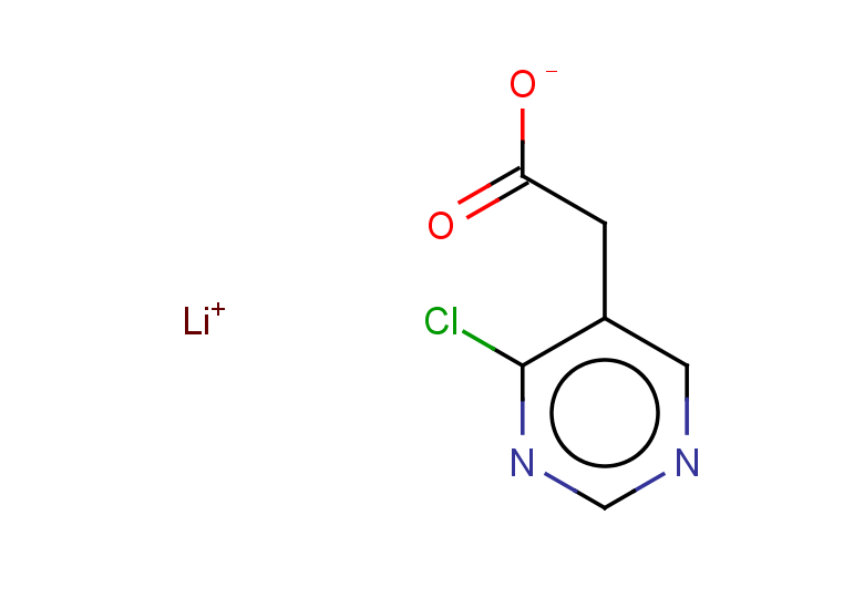 lithium(1+) 2-(4-chloropyrimidin-5-yl)acetate