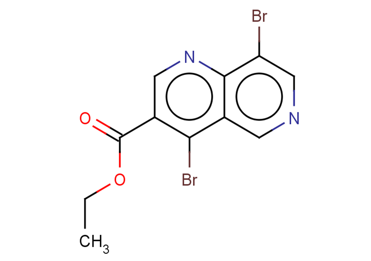 ethyl 4,8-dibromo-1,6-naphthyridine-3-carboxylate