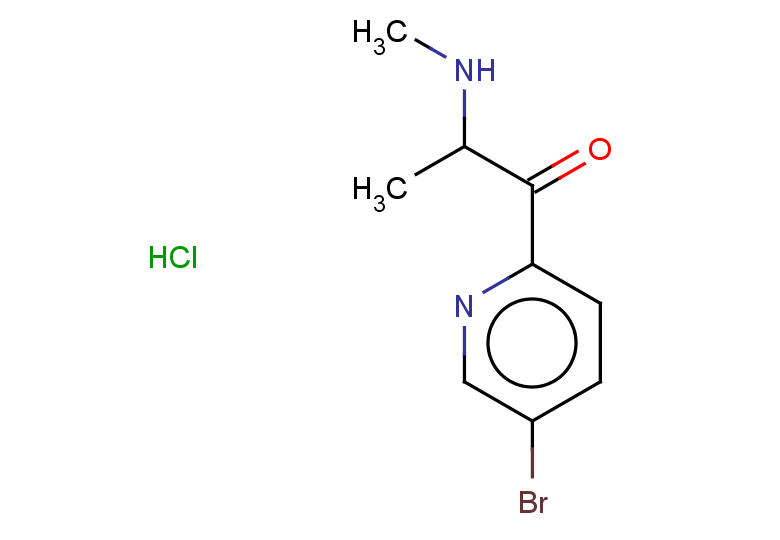 1-(5-bromopyridin-2-yl)-2-(methylamino)propan-1-one hydrochloride