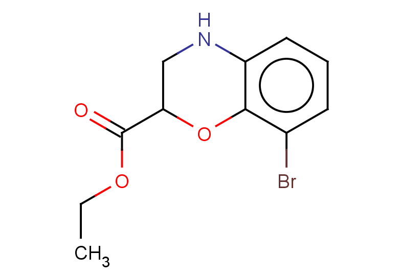 ethyl 8-bromo-3,4-dihydro-2H-1,4-benzoxazine-2-carboxylate
