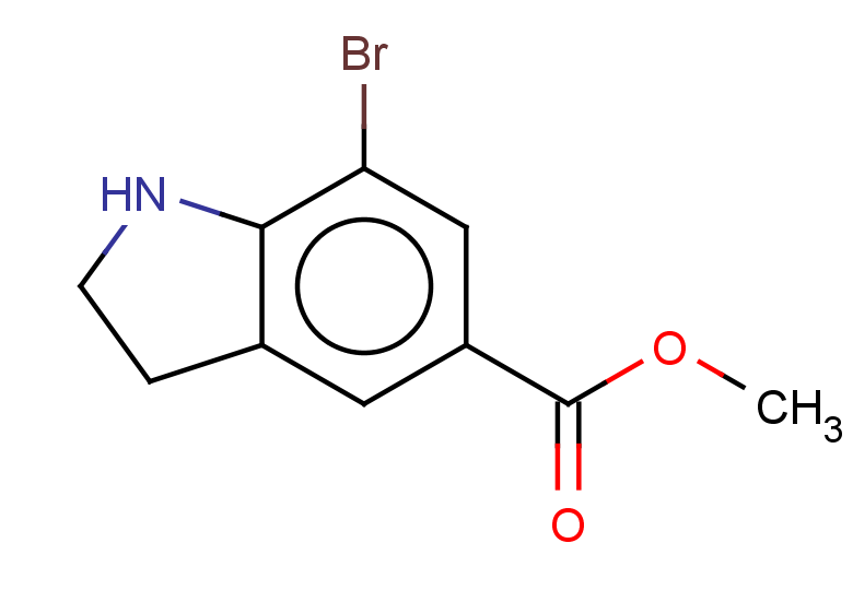 methyl 7-bromo-2,3-dihydro-1H-indole-5-carboxylate