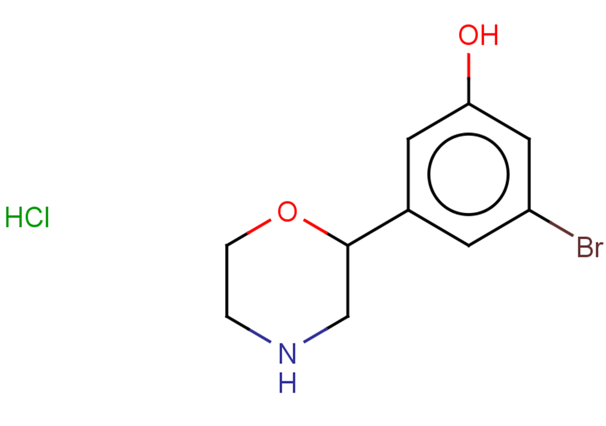 3-bromo-5-(morpholin-2-yl)phenol hydrochloride