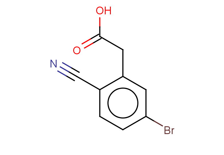 2-(5-bromo-2-cyanophenyl)acetic acid