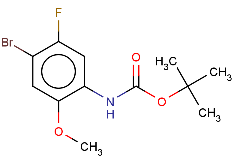 tert-butyl N-(4-bromo-5-fluoro-2-methoxyphenyl)carbamate