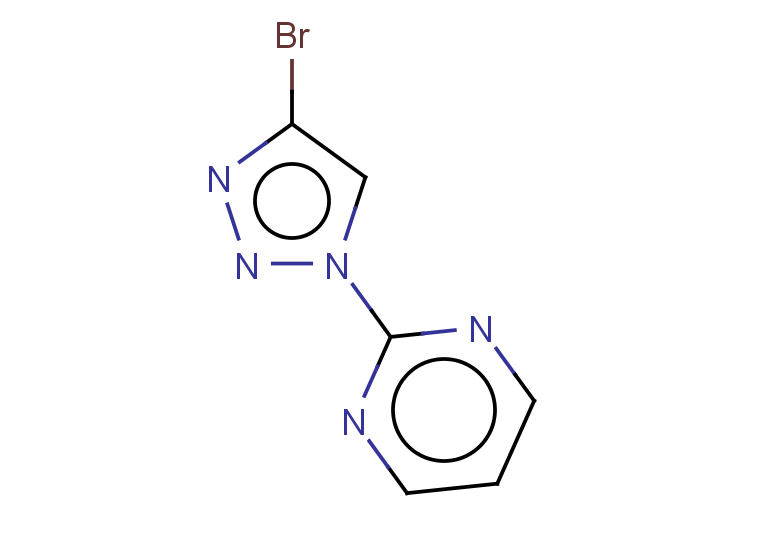 2-(4-bromo-1H-1,2,3-triazol-1-yl)pyrimidine