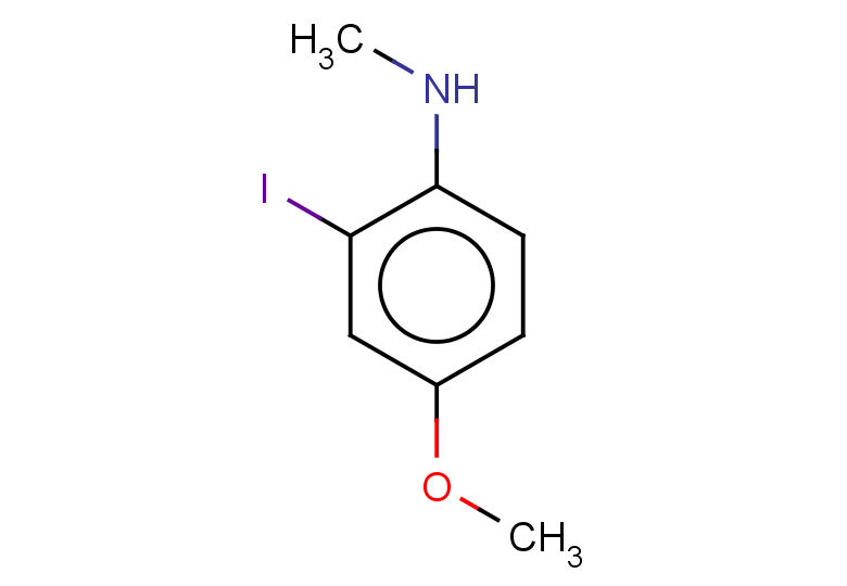 2-iodo-4-methoxy-N-methylaniline