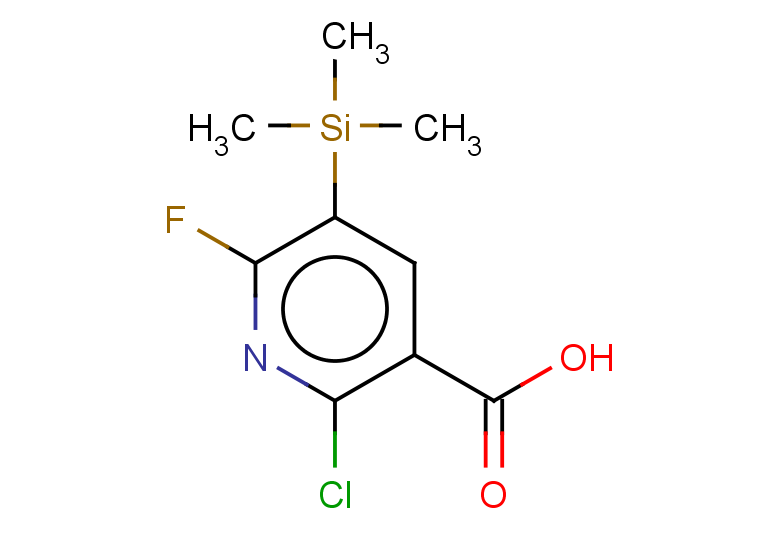 2-chloro-6-fluoro-5-(trimethylsilyl)pyridine-3-carboxylic acid