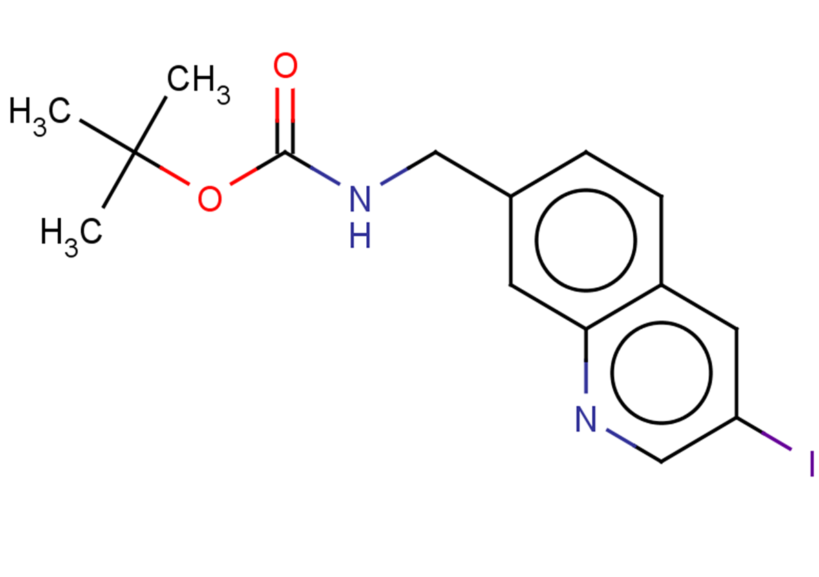 tert-butyl N-[(3-iodoquinolin-7-yl)methyl]carbamate