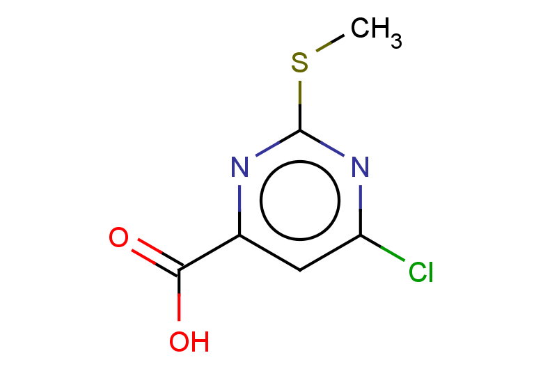 6-chloro-2-(methylsulfanyl)pyrimidine-4-carboxylic acid