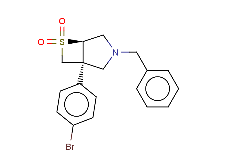 rac-(1R,5S)-3-benzyl-1-(4-bromophenyl)-6lambda6-thia-3-azabicyclo[3.2.0]heptane-6,6-dione, cis