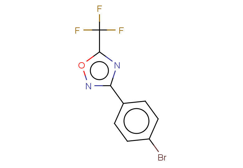 3-(4-bromophenyl)-5-(trifluoromethyl)-1,2,4-oxadiazole