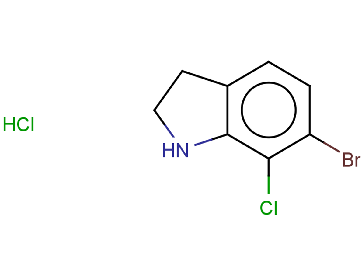 6-bromo-7-chloro-2,3-dihydro-1H-indole hydrochloride