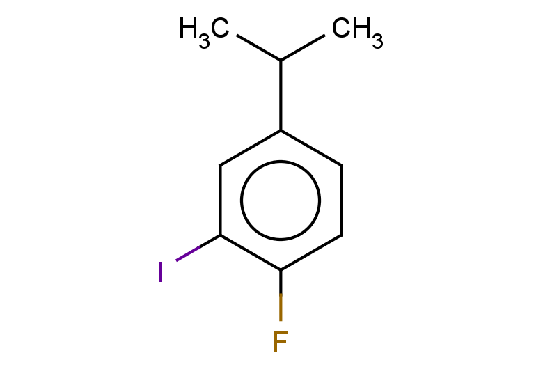 1-fluoro-2-iodo-4-(propan-2-yl)benzene