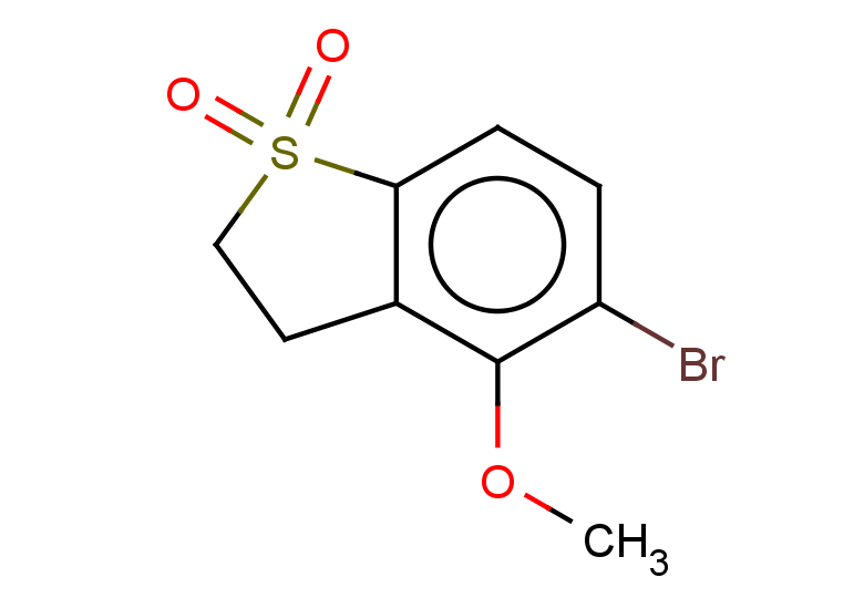 5-bromo-4-methoxy-2,3-dihydro-1lambda6-benzothiophene-1,1-dione