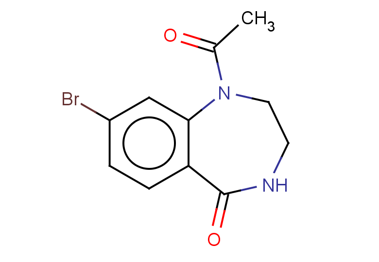 1-acetyl-8-bromo-2,3,4,5-tetrahydro-1H-1,4-benzodiazepin-5-one