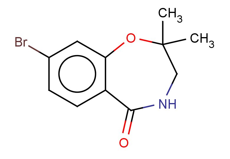 8-bromo-2,2-dimethyl-2,3,4,5-tetrahydro-1,4-benzoxazepin-5-one