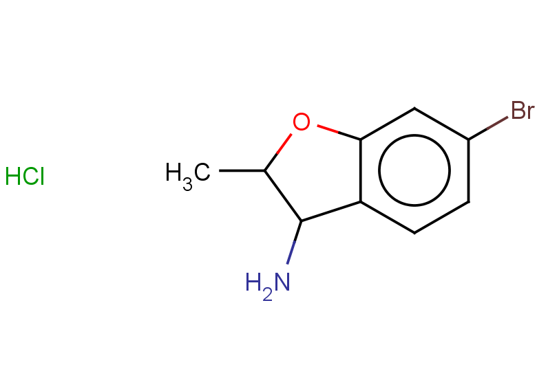 6-bromo-2-methyl-2,3-dihydro-1-benzofuran-3-amine hydrochloride, Mixture of diastereomers