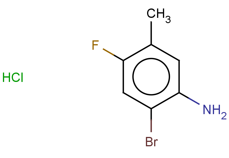 2-bromo-4-fluoro-5-methylaniline hydrochloride
