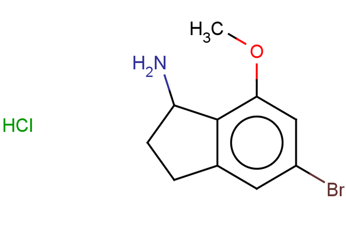 5-bromo-7-methoxy-2,3-dihydro-1H-inden-1-amine hydrochloride