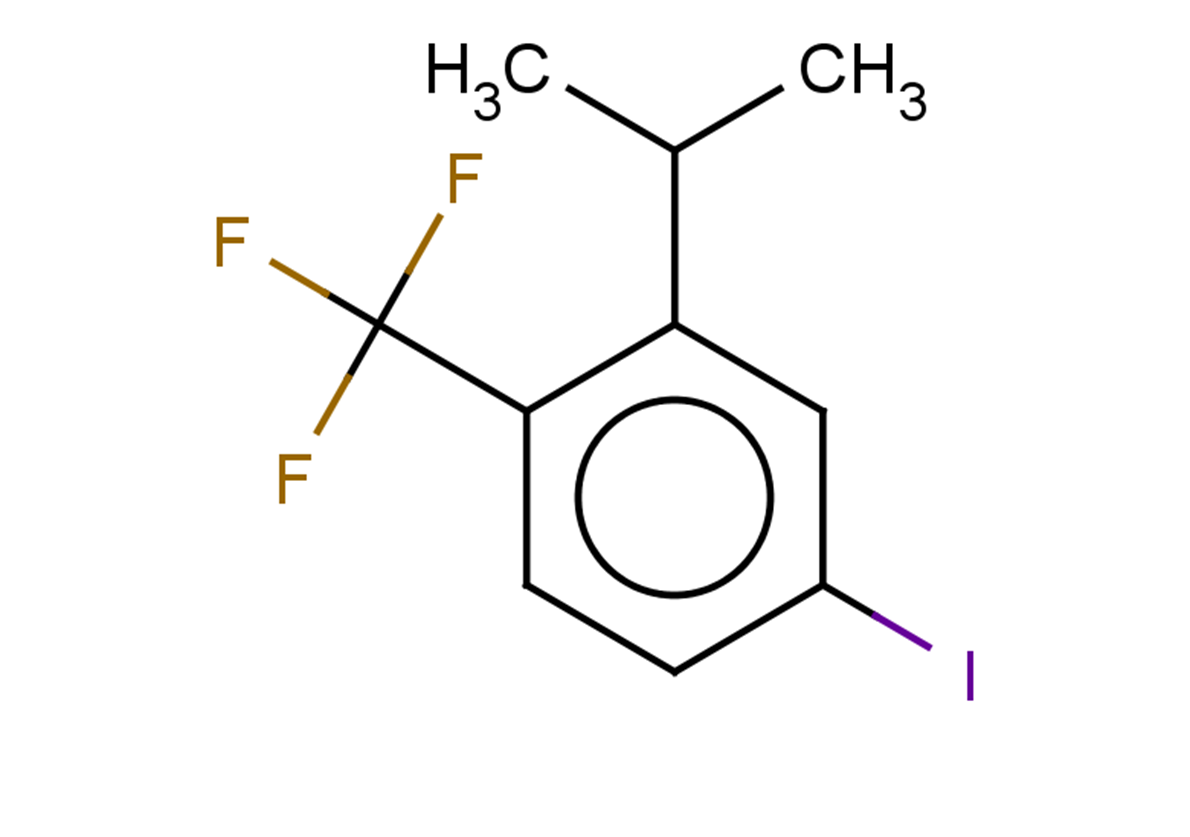 4-iodo-2-(propan-2-yl)-1-(trifluoromethyl)benzene