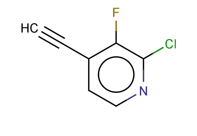 2-chloro-4-ethynyl-3-fluoropyridine