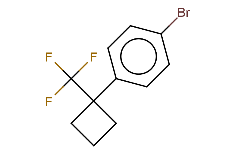 1-bromo-4-[1-(trifluoromethyl)cyclobutyl]benzene
