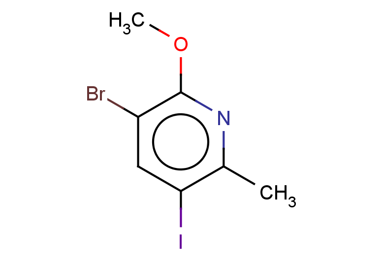 3-bromo-5-iodo-2-methoxy-6-methylpyridine