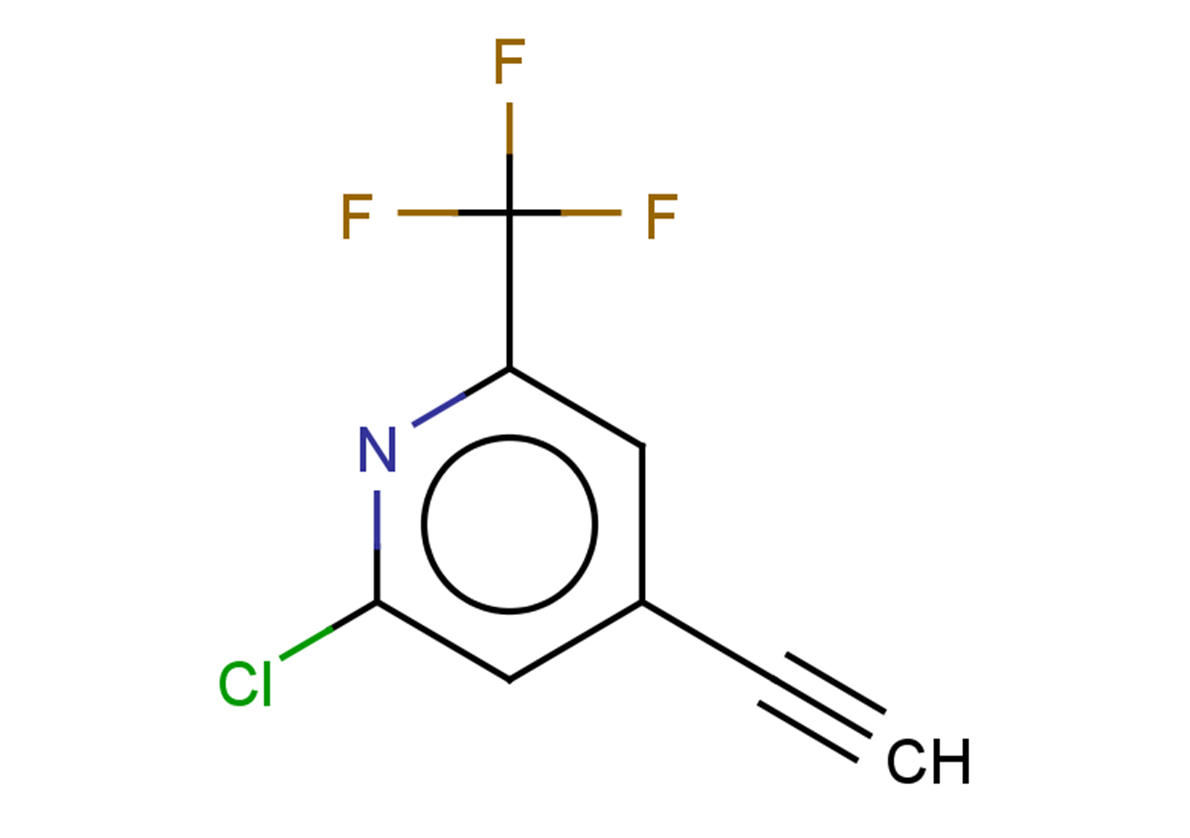 2-chloro-4-ethynyl-6-(trifluoromethyl)pyridine