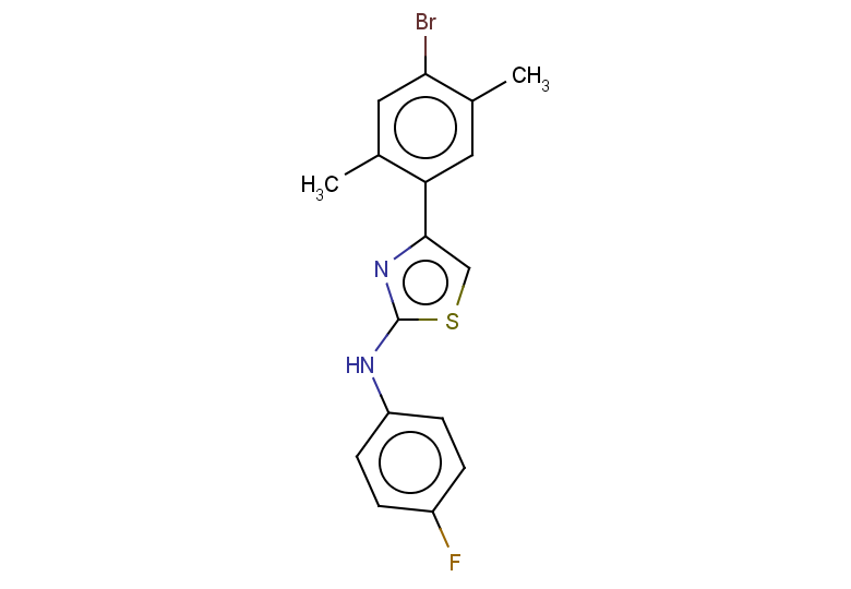 4-(4-bromo-2,5-dimethylphenyl)-N-(4-fluorophenyl)-1,3-thiazol-2-amine