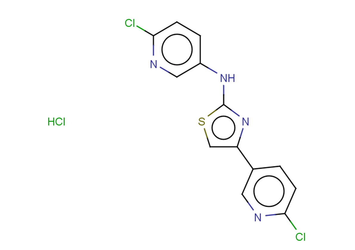 6-chloro-N-[4-(6-chloropyridin-3-yl)-1,3-thiazol-2-yl]pyridin-3-amine hydrochloride