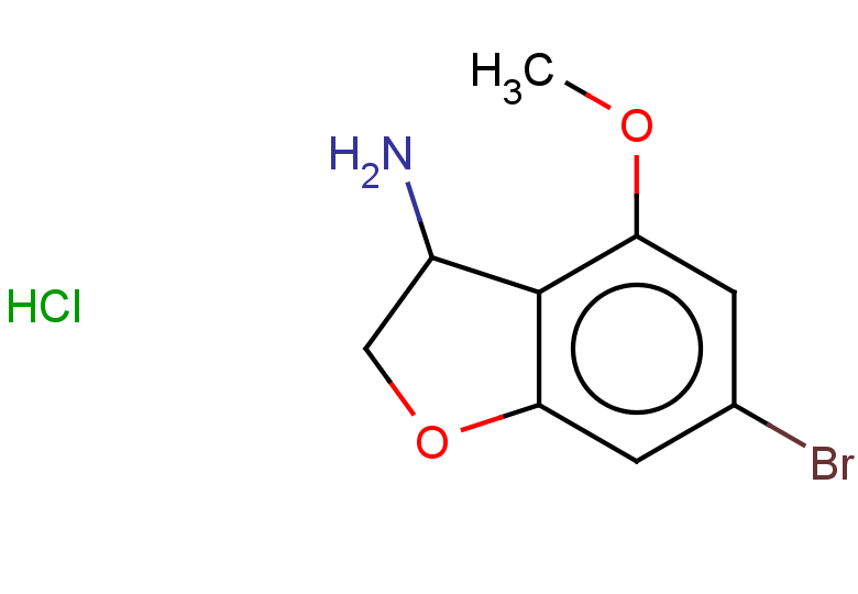 6-bromo-4-methoxy-2,3-dihydro-1-benzofuran-3-amine hydrochloride
