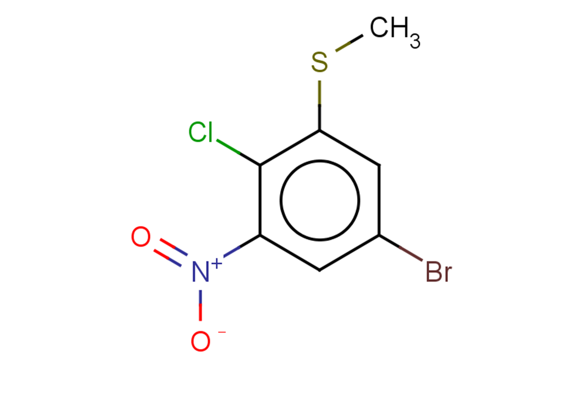 5-bromo-2-chloro-1-(methylsulfanyl)-3-nitrobenzene